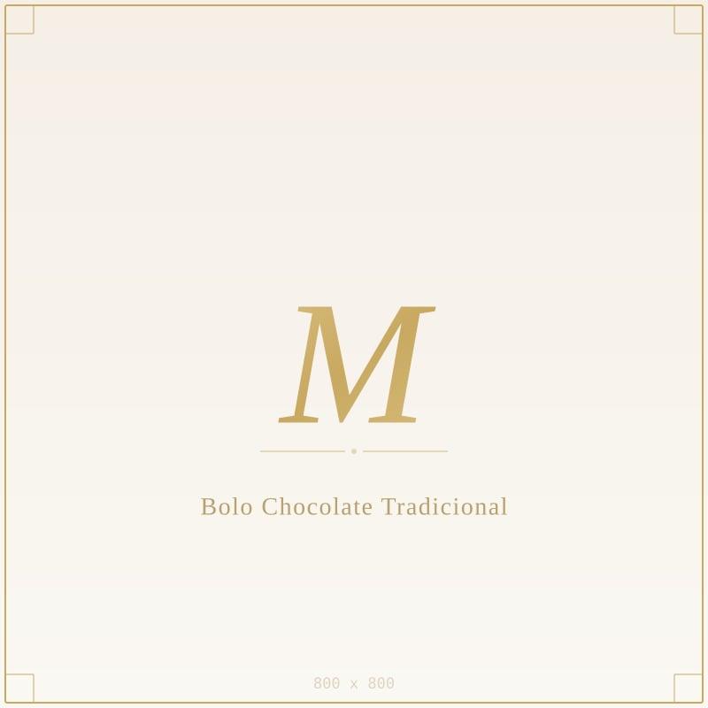Bolo Chocolate Tradicional